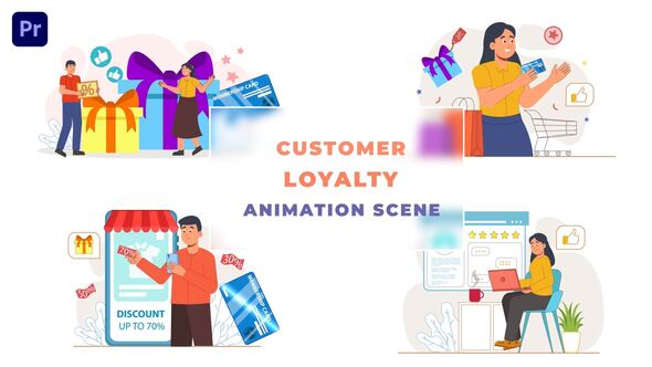 Customer Loyalty  Explainer Animation Scene