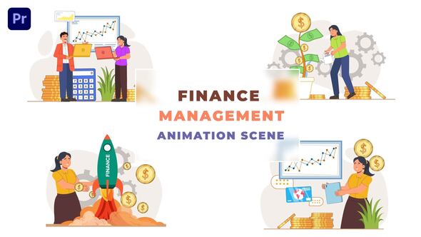 Finance Management Plan Animation Scene