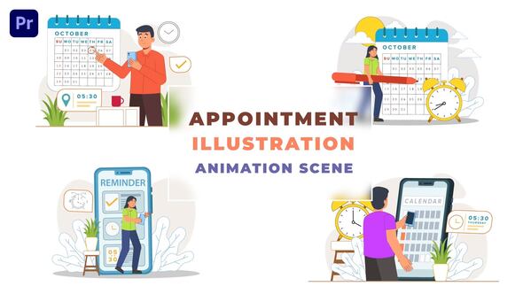Meeting Appointment Animated Scene