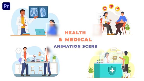 Healthcare and Medical Hospital Animation Scene
