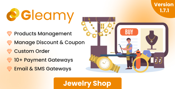Gleamy  Exquisite Jewelry Store