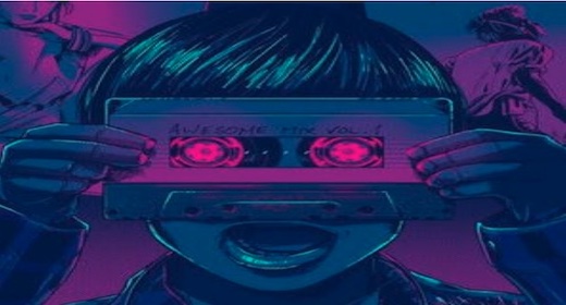 Synthwave music themes