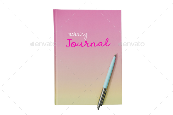 #1524 Pink journal isolated on a transparent background