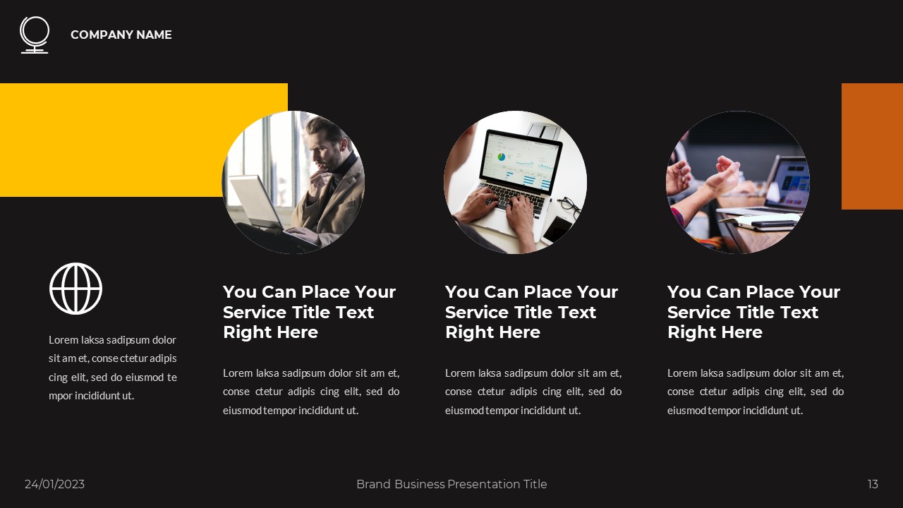 Brand Corporation - Company Business Presentation Powerpoint Template ...
