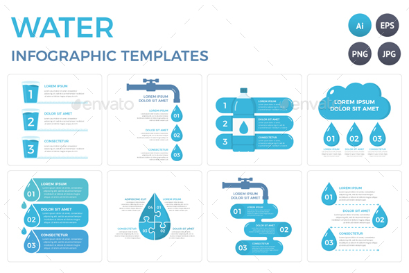 Water - Infographic Templates