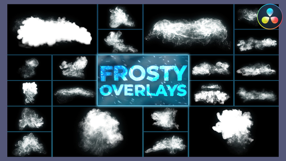 Frosty Winter Overlays for DaVinci Resolve