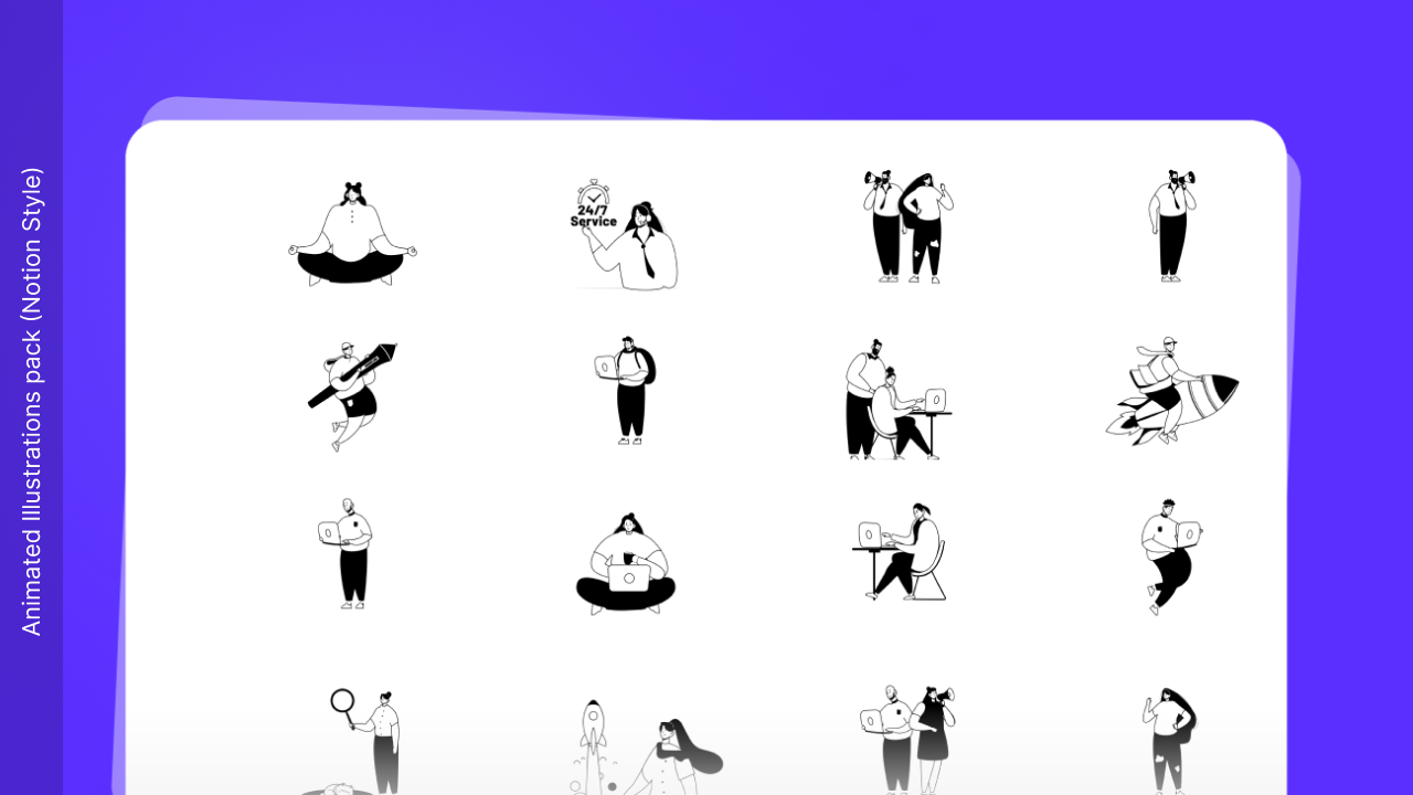 Lottiebox Lottie Animation Bundle and JSON Animation Kit by dutopian