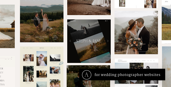 Artale | Wedding Photography WordPress by ThemeGoods | ThemeForest