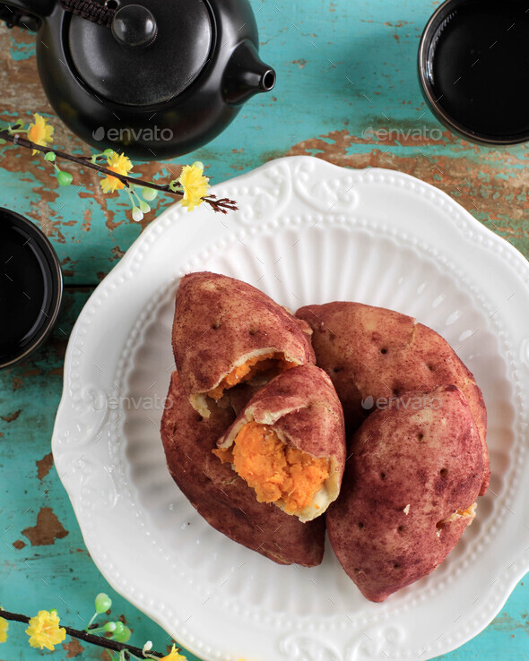 Korean Sweet Potato Mochi Bread Stock Photo by ikadapurhangus PhotoDune