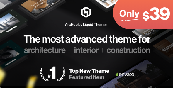 Excellent ArcHub - Architecture and Interior Design WordPress Theme