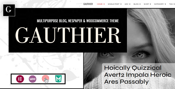 Gauthier –  Multipurpose Newspaper Theme