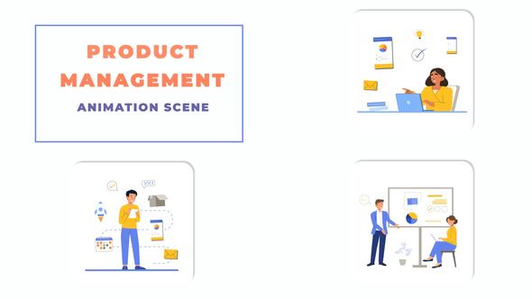 Product Management Animation Scene