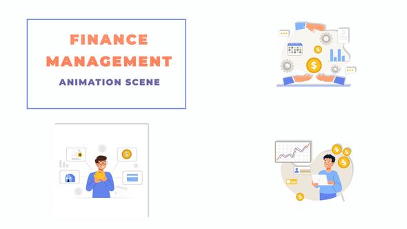 Finance Management Explainer Animation Scene