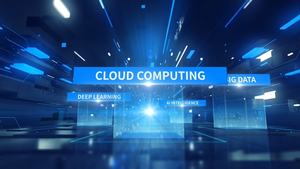 Tech Tunnel Title Titles template preview