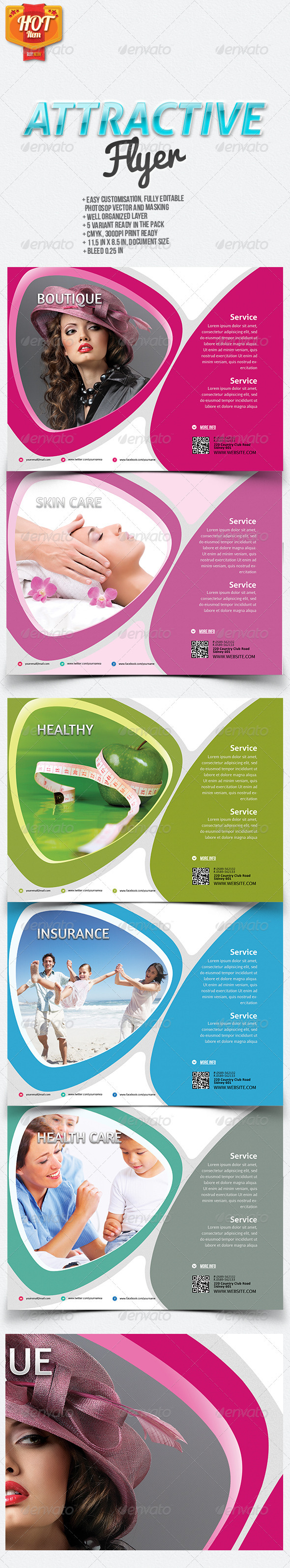 Attractive Flyer - Commerce Flyers