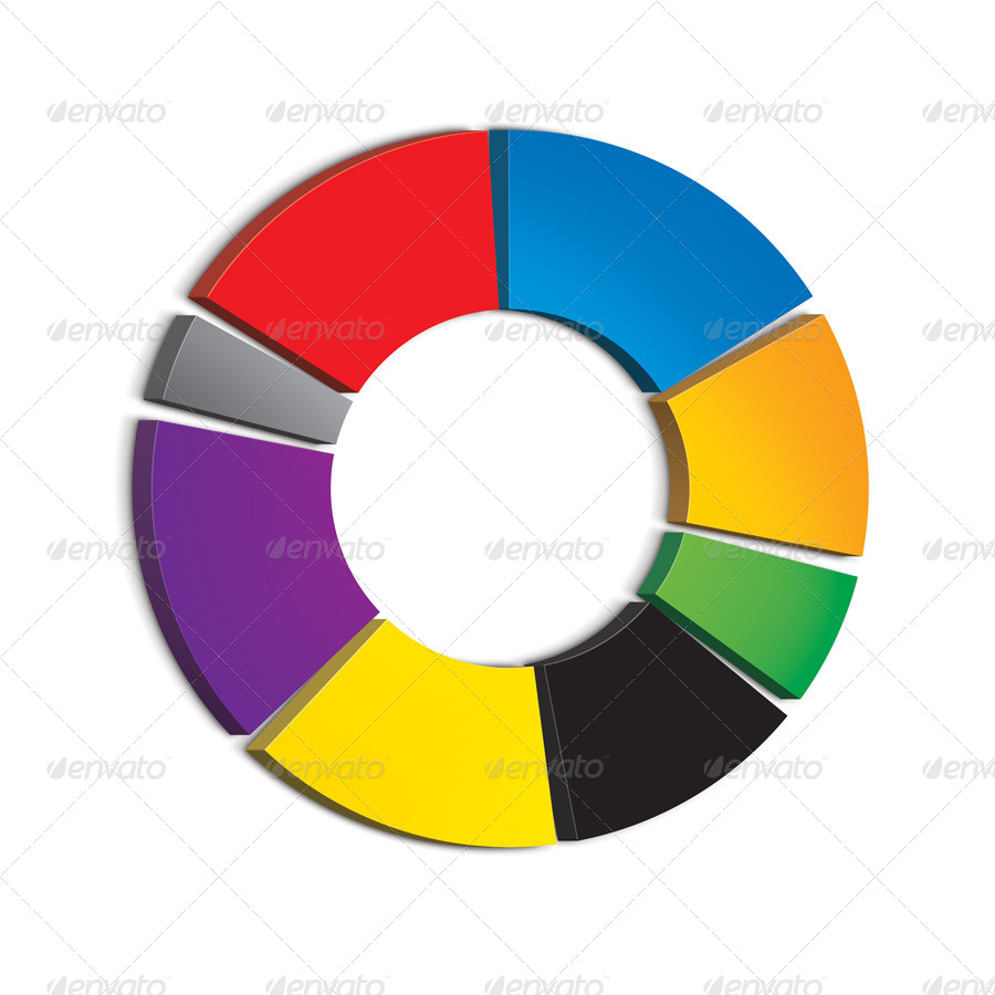 3D Pie Chart, Web Elements GraphicRiver