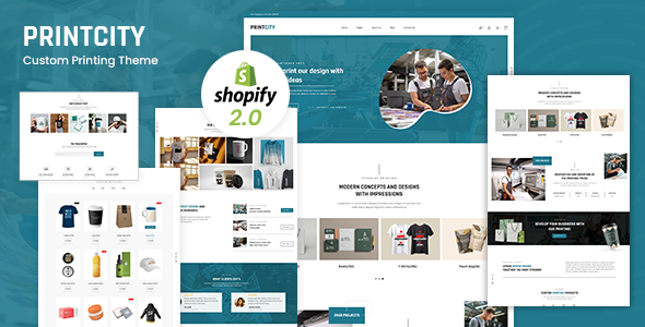 Printcity – Print Shop Shopify Theme