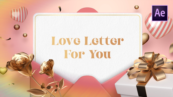 Love Letter Video Displays template preview