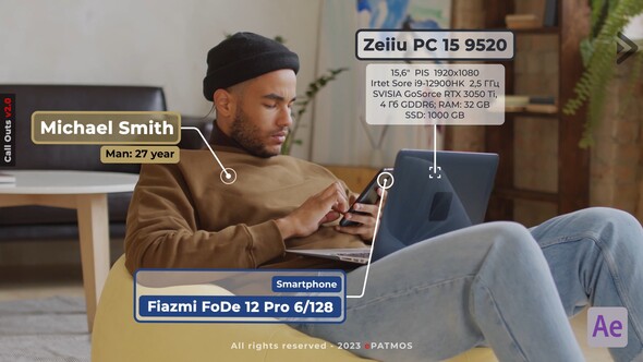 Call Outs v2.0 | After Effects Titles template preview