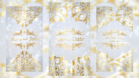 Luxury Wedding Invitation Card