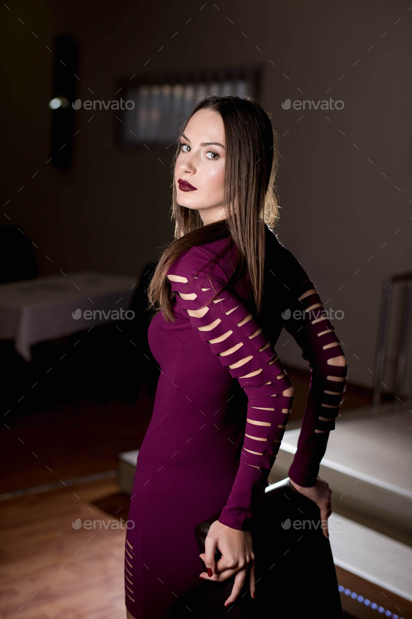 Purple Dress & Red Lipstick Picture #123869055 | Blingee.com
