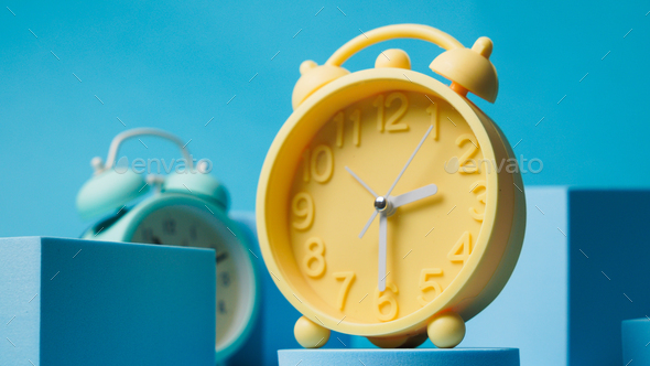 Rise and shine: Vintage alarm clock reminds us to spring forward and start the day with energy and e