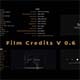 Film Credits V 0.6 - VideoHive Item for Sale