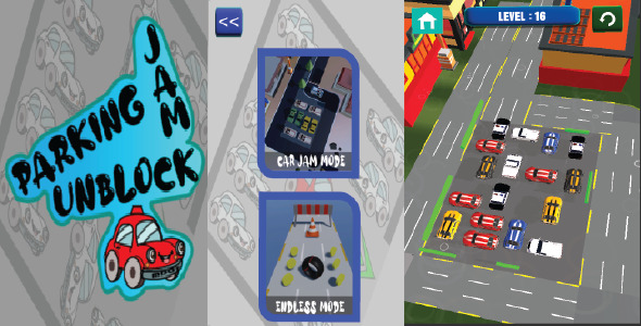Car Parking jam space 3D