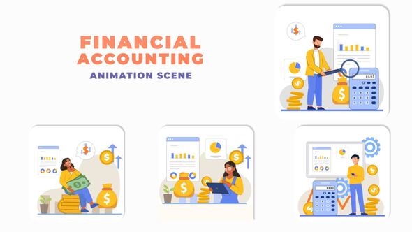 Financial Accounting Explainer Animation Scene