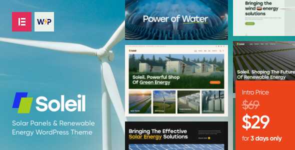 Soleil v. –  Solar Panels & Renewable Energy WordPress Theme