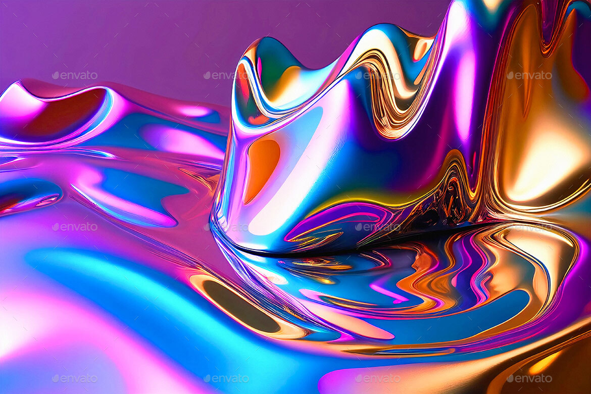 Liquid Chrome Background, Backgrounds ft. background & gradient - Envato  Elements