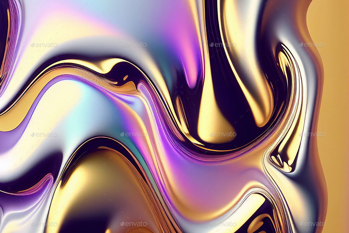 Liquid Chrome Background, Backgrounds ft. background & gradient