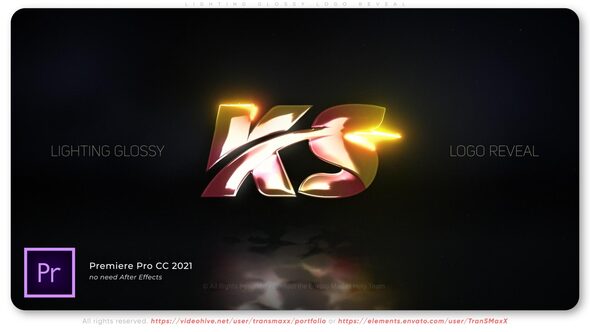 Lighting Glossy Logo Reveal