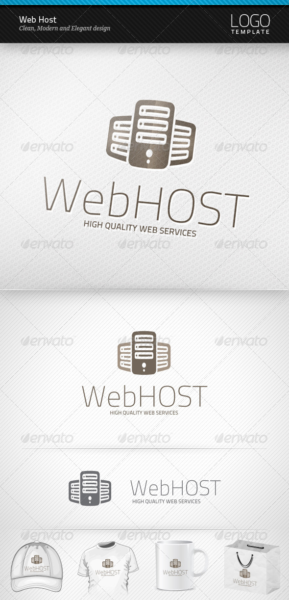 Web Host Logo - Objects Logo Templates