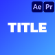 Titles Pack - VideoHive Item for Sale