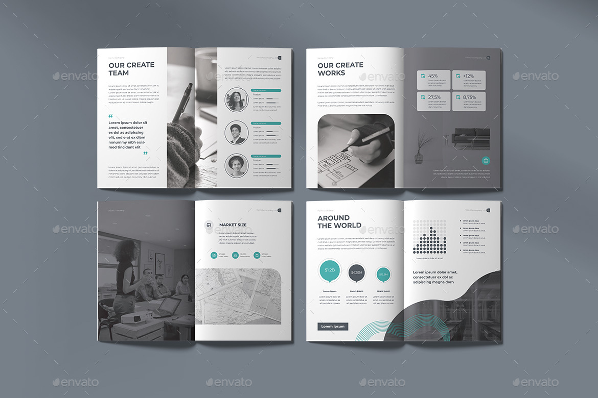 Company Profile, Print Templates | GraphicRiver