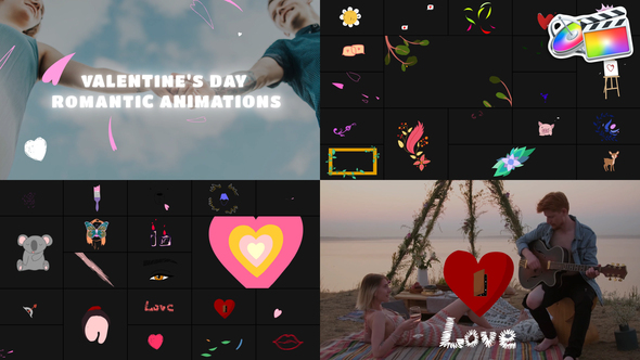 Valentine's Day Romantic Animations for FCPX