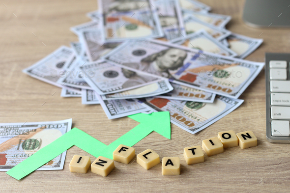 Financial growth, interest rate increase, inflation concept. - Stock Photo - Images