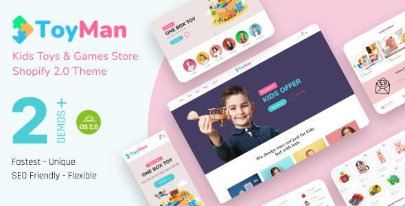 ToyMan – Kids Toys & Baby Store Shopify 2.0 Theme