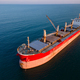 Aerial view of Large general cargo ship tanker bulk carrie - PhotoDune Item for Sale