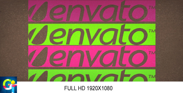 Glitchy Colorful Logo - VideoHive 3633477