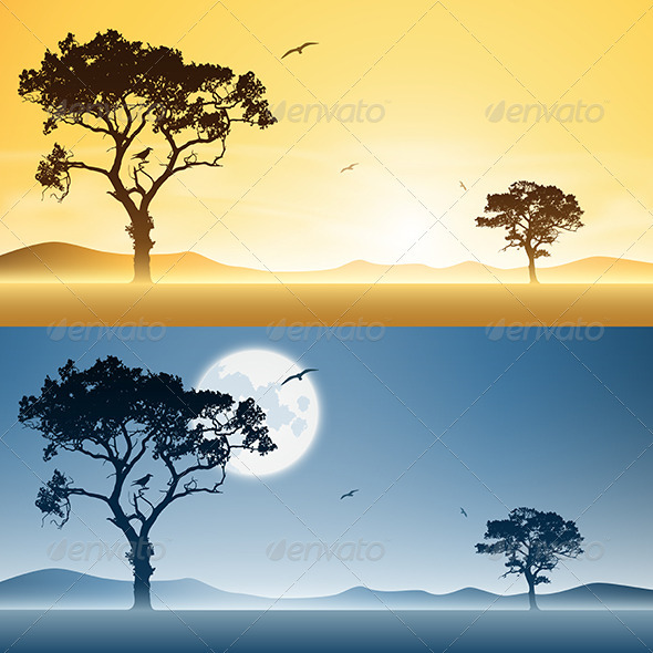 Day and Night Landscapes - Landscapes Nature
