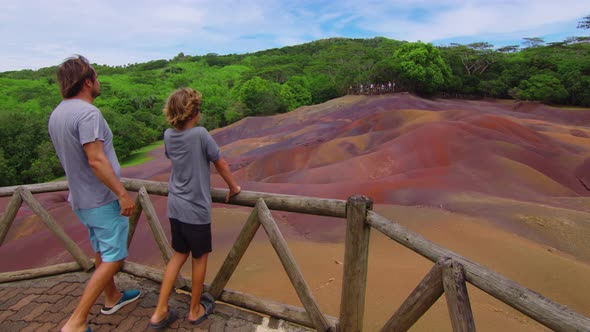 The Family Admires the Famous Place alt