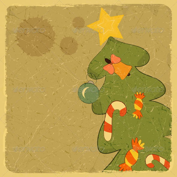 Christmas Tree Card - Christmas Seasons/Holidays