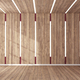 Wooden empty room with led light - PhotoDune Item for Sale