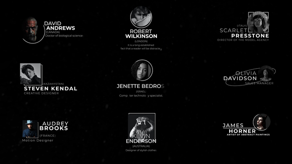 Image Lower Thirds | After Effects Elements template preview