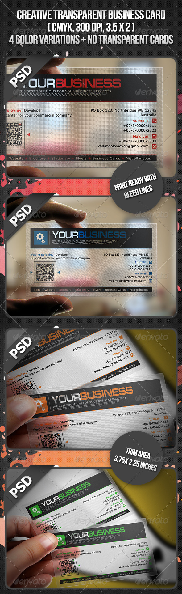Creative Transparent Business Card - Creative Business Cards