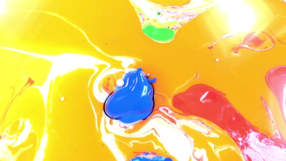 Colorful Liquid Ink Colors Blending Burst Swirl Fluid 18