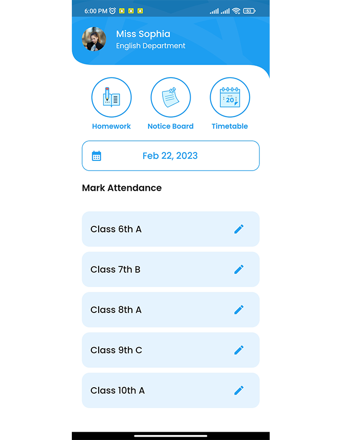 School App UI - Teacher UI Kit by devsbeta | CodeCanyon