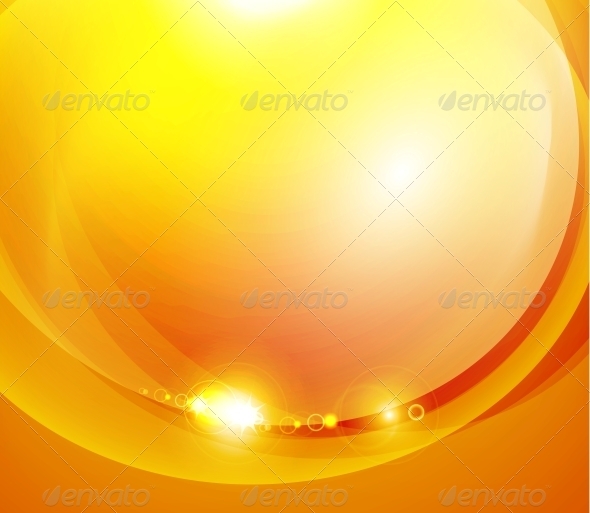 Sunshine Orange Background - Backgrounds Decorative